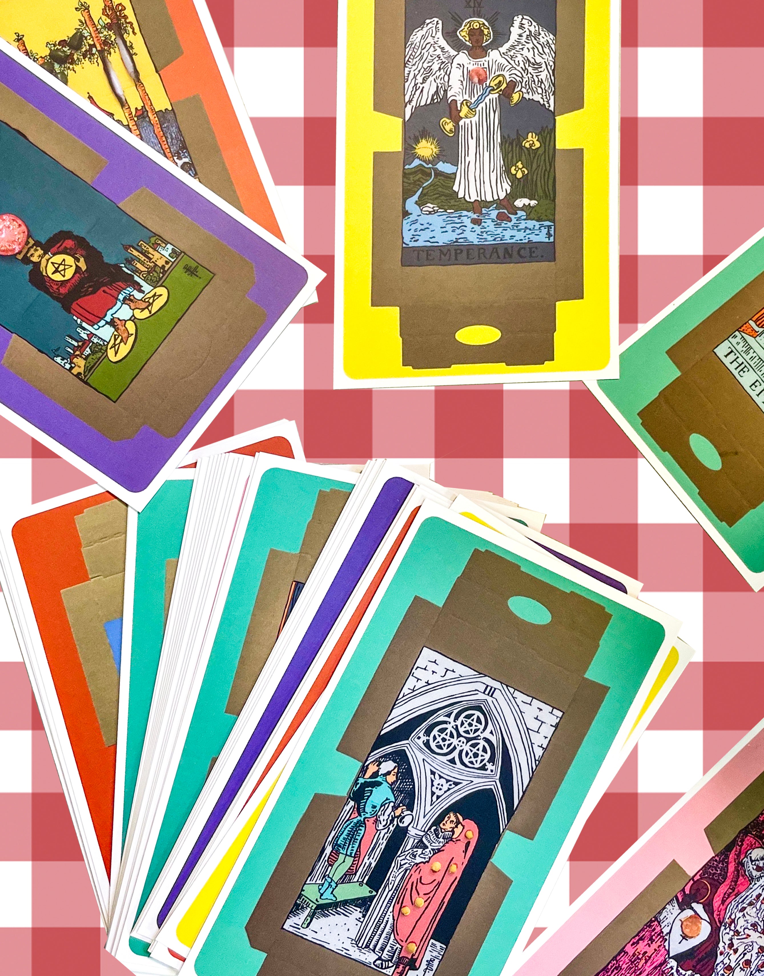 Claire Healy & Sean Cordeiro: Cheese Grease Geomancy Tarot Card Deck