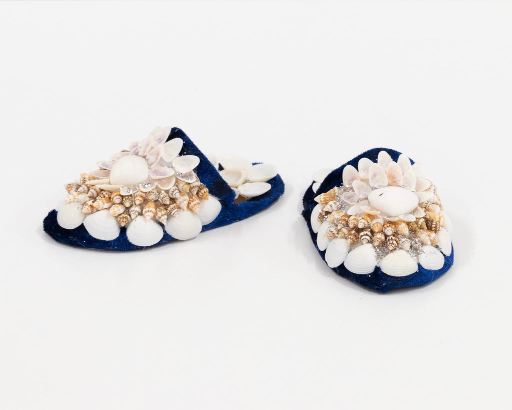 Marilyn Russell Shellwork Slippers