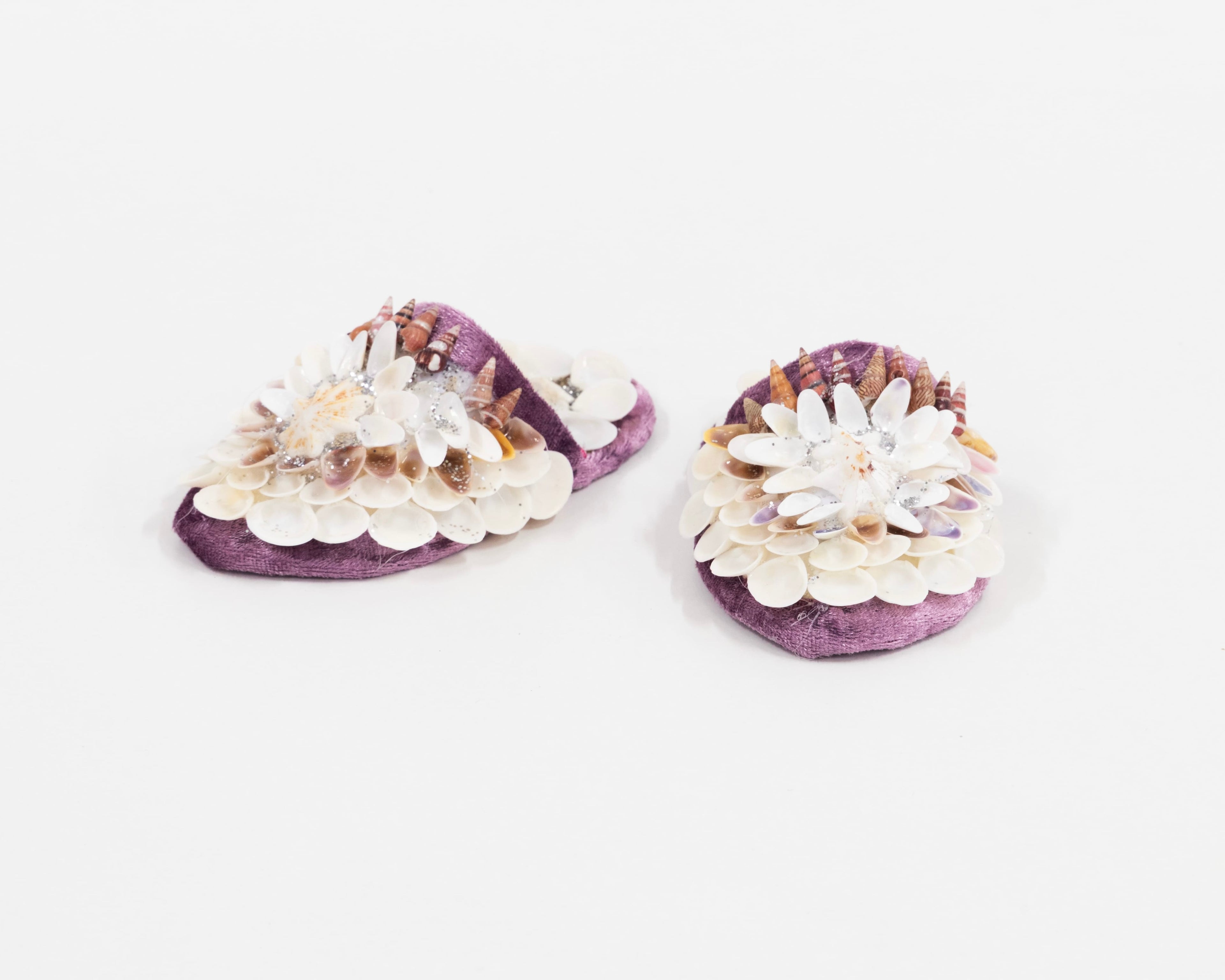 Marilyn Russell Shellwork Slippers