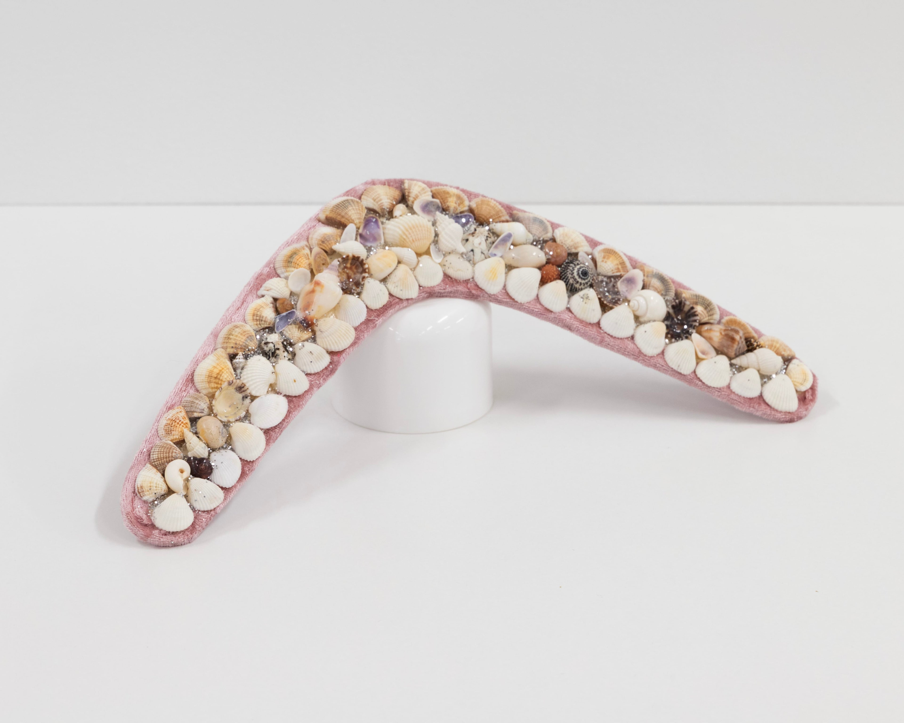 Marilyn Russell Shellwork Boomerang
