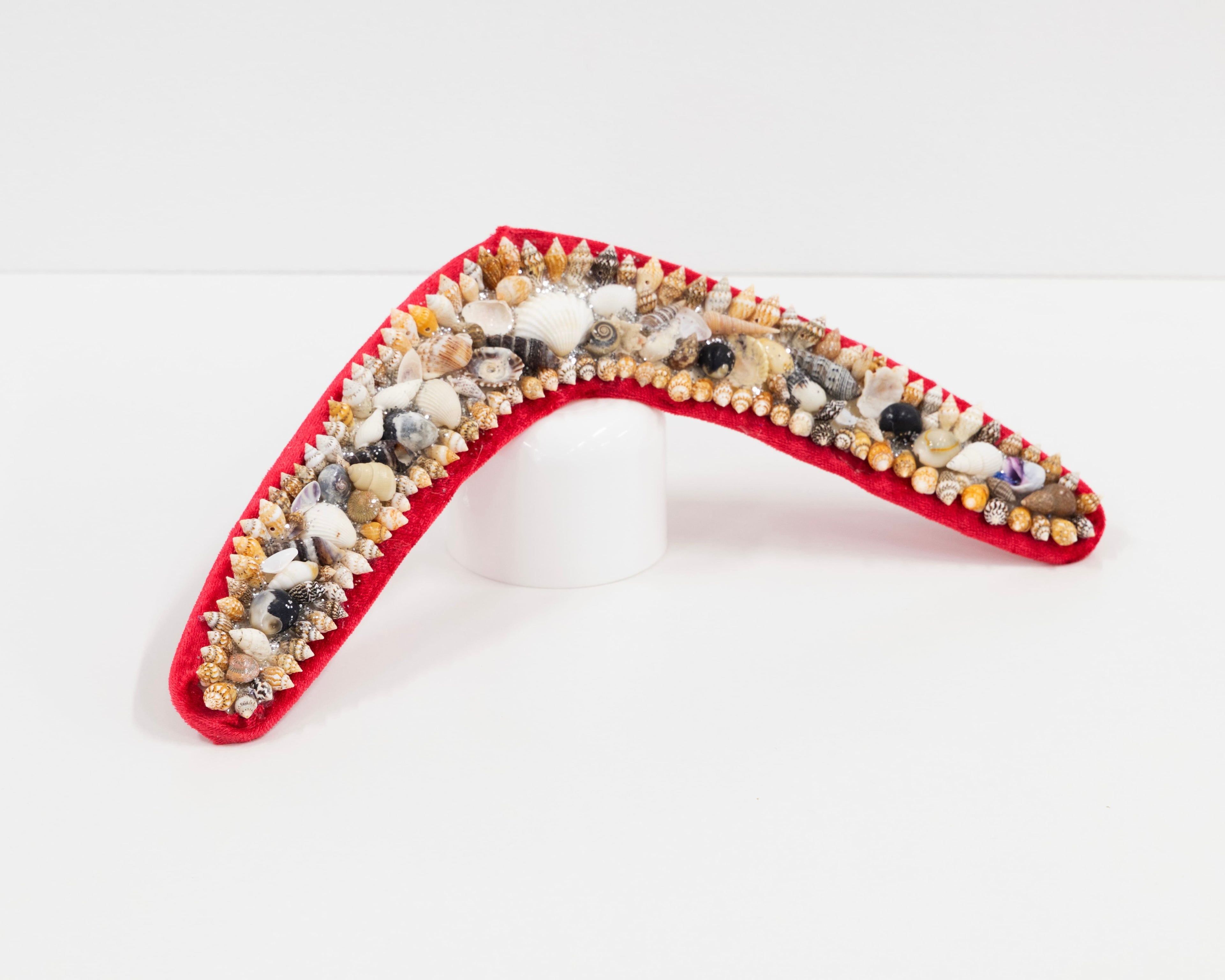Marilyn Russell Shellwork Boomerang