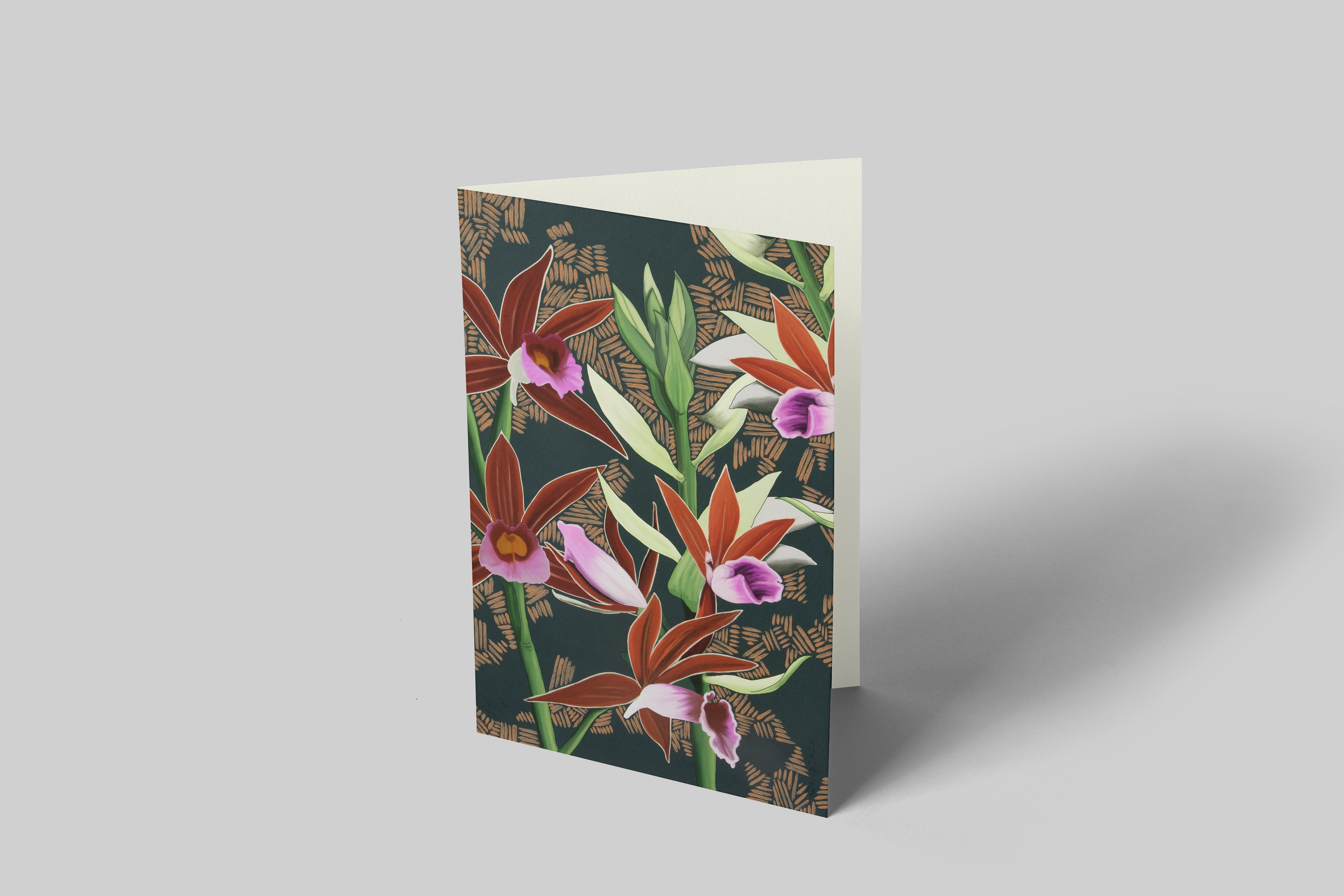 Dylan Mooney greeting card (Swamp Orchid)