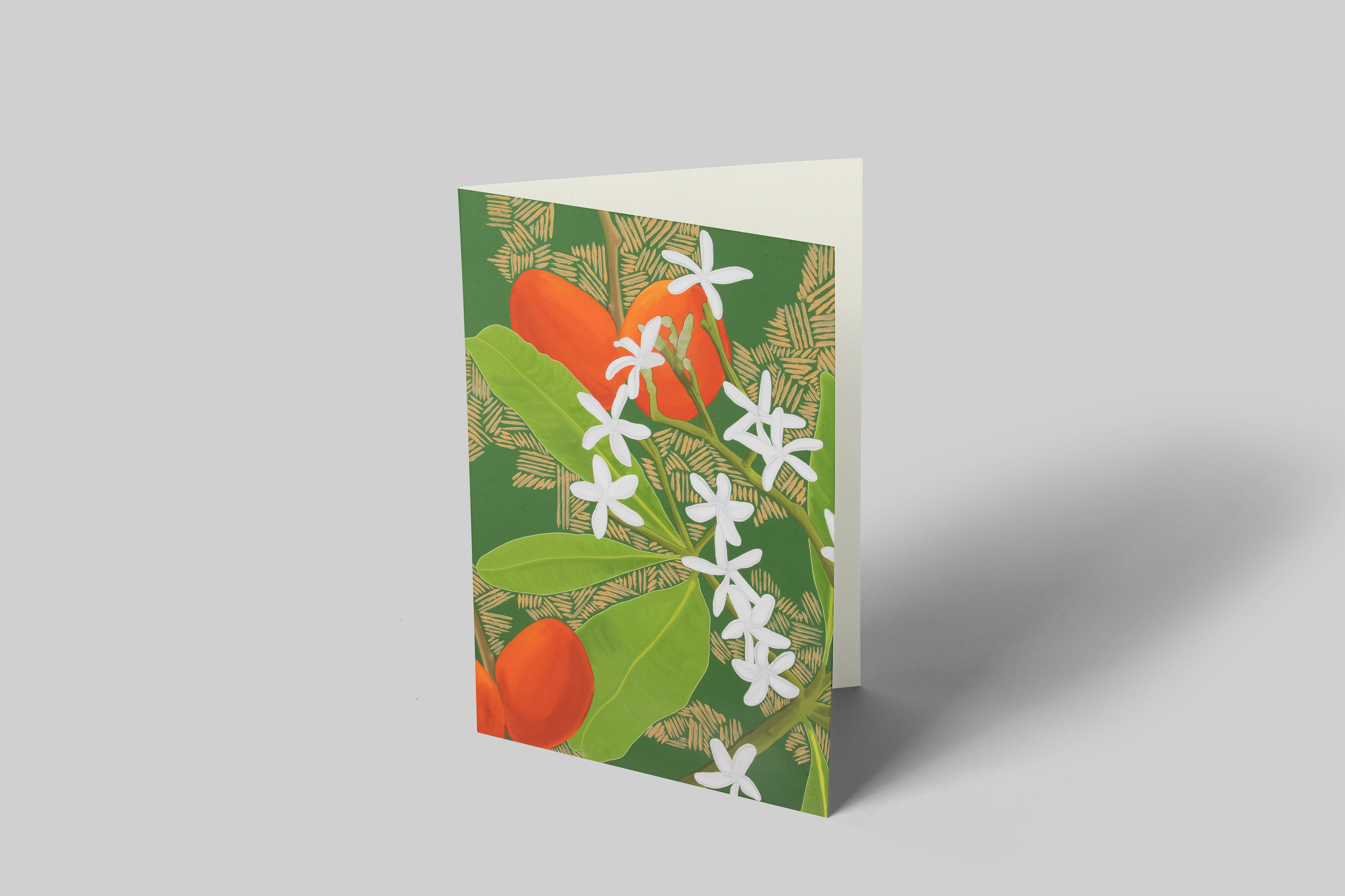 Dylan Mooney greeting card (Ornate-Fruited Neisosperma)