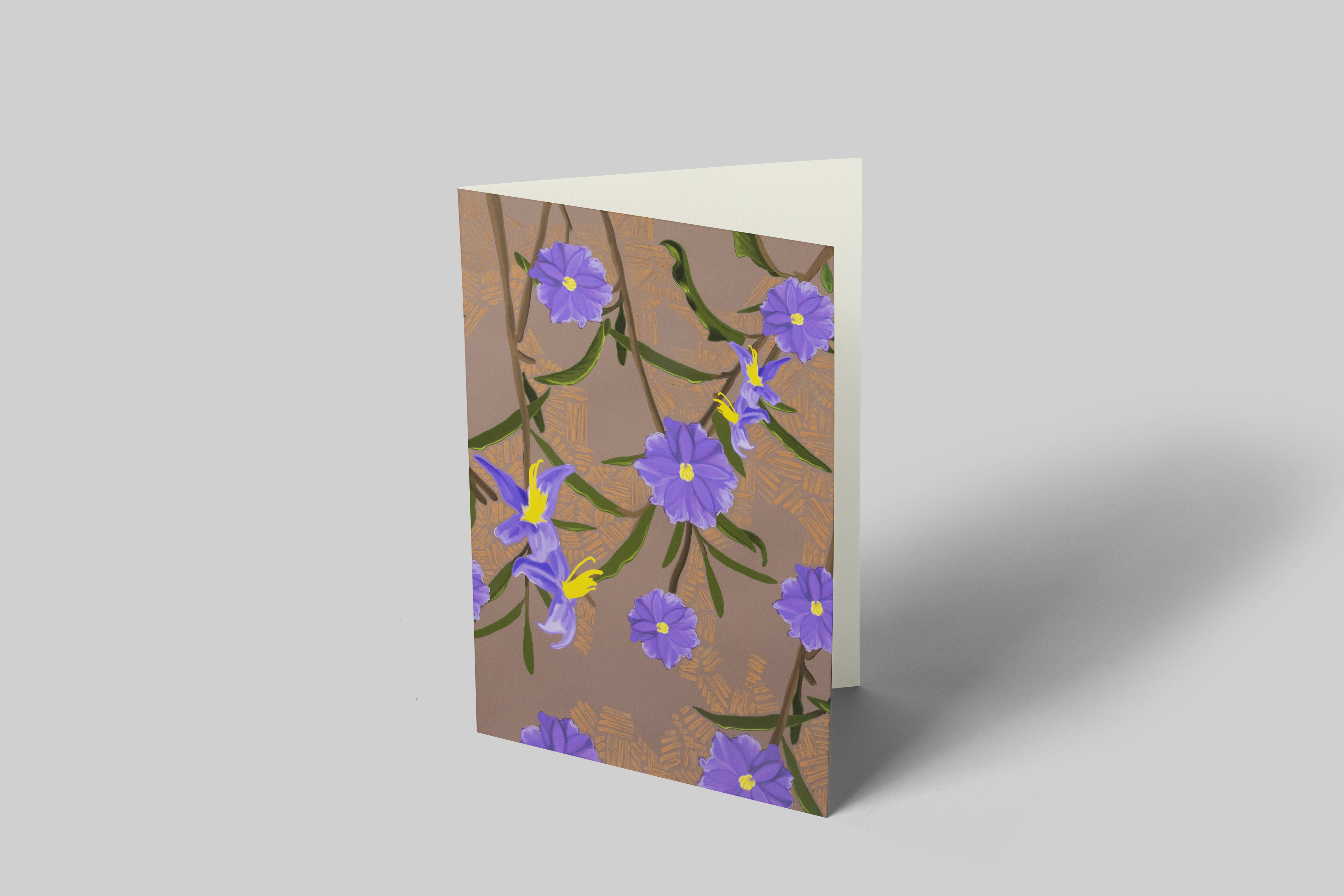 Dylan Mooney greeting card (Granite Nightshade)